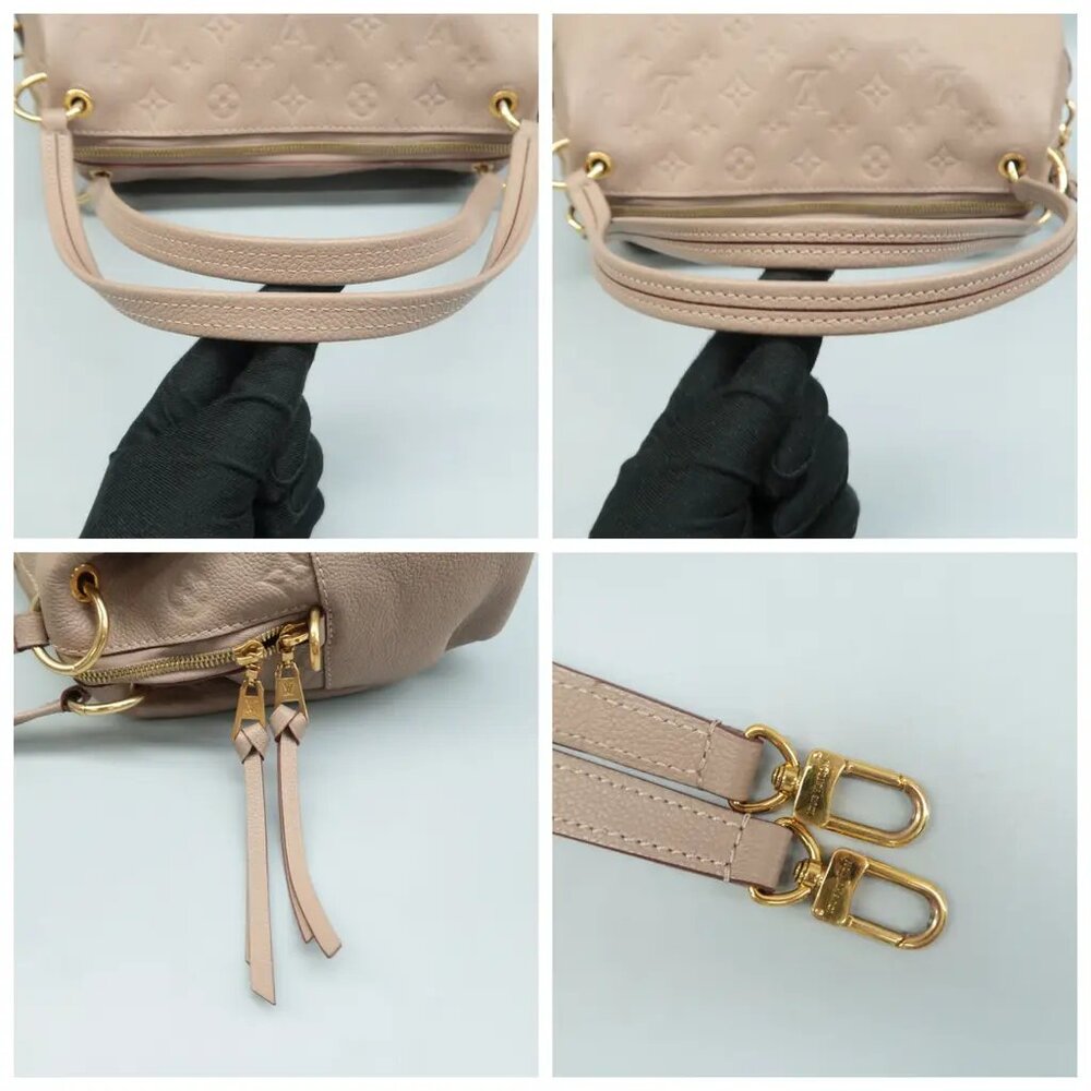 100% Authentic Louis Vuitton Ponthieu Brown Monogram Leather Satchel - Picture 8 of 12